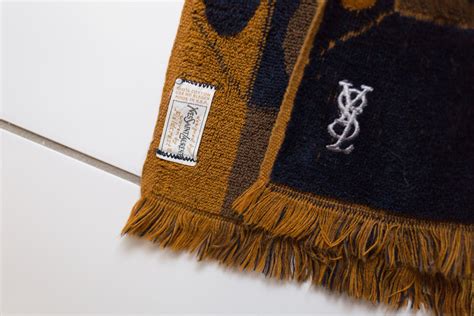 ysl towel vintage